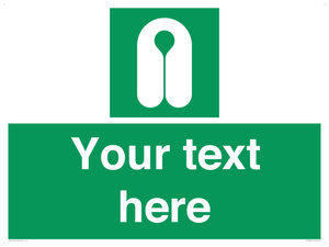 Custom sign safe condition Lifejacket